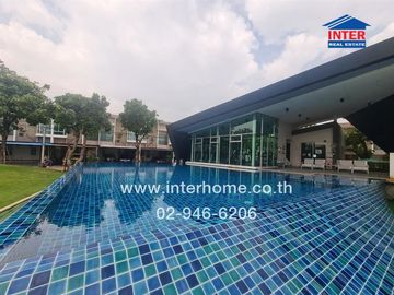 2-storey townhouse, 26.9 sq.w., Habitatown Fold Village, Tiwanon-Chaengwattana, Krungthep-Pathum Thani Road, Tiwanon Road, Mueang Pathum Thani, Pathum
