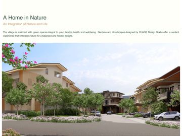 For Sale: Pre-Selling 3BR End Type Villa at Hana Garden Villas in Nuvali Blvd Cabuyao Laguna, P28.54M