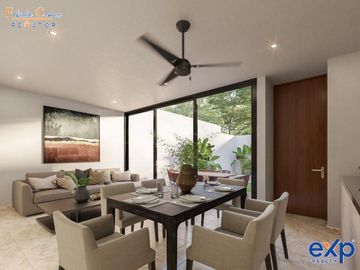 Casa de 2 recamaras en venta a 15 minutos de Progreso en Mérida Yucatán CON PRECIO ESPECIAL - Preventa 24 meses