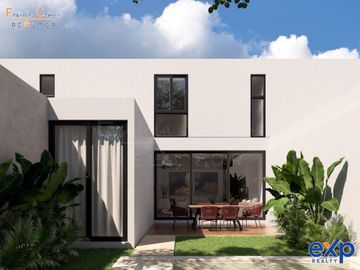 Casa de 2 recamaras en venta a 15 minutos de Progreso en Mérida Yucatán CON PRECIO ESPECIAL - Preventa 24 meses