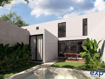 Casa de 2 recamaras en venta a 15 minutos de Progreso en Mérida Yucatán CON PRECIO ESPECIAL - Preventa 24 meses