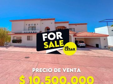 Se vende residencia amueblada en San Carlos, Sonora.