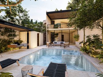 Apartamento con balcón, alberca, pre-construcción, en venta, Temozón Norte, Mérida Yucatán