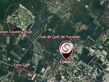 Apartamento con balcón, alberca, pre-construcción, en venta, Temozón Norte, Mérida Yucatán