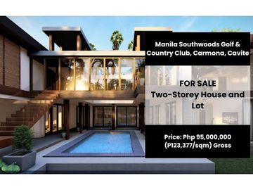 For Sale | Two-Storey House and Lot in Manila Southwoods Golf & Country Club, Carmona, Cavite