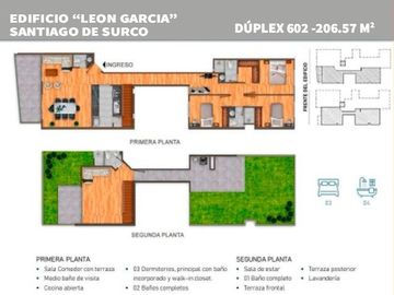 VENDO DUPLEX 3DORM. - URB.CHAMA SURCO - ENTREGA JUNIO 2025