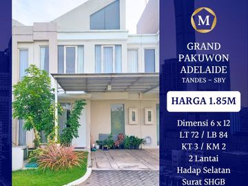 RUMAH SIAP HUNI GRAND PAKUWON ADELAIDE AREA TANDES DKT MANUKAN TANJUNGSARI MARGOMULYO DARMO SATELIT