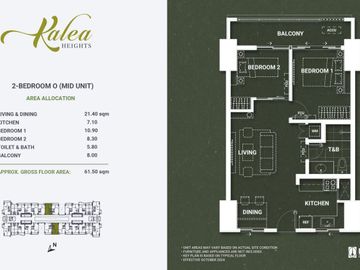 1 Bedroom DMCI Homes Cebu Condominium For Sale- Kalea Heights- Guadalupe, Banawa, Cebu City