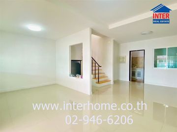 2-storey townhouse, 21.8 sq.w., Supalai Garden Ville Village, Rangsit-Khlong 2, near Chokchai Rangsit School, Rangsit-Nakhon Nayok Road, Rangsit Canal