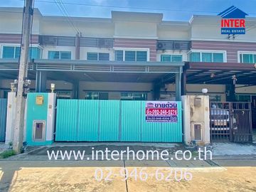 2-storey townhouse, 21.8 sq.w., Supalai Garden Ville Village, Rangsit-Khlong 2, near Chokchai Rangsit School, Rangsit-Nakhon Nayok Road, Rangsit Canal
