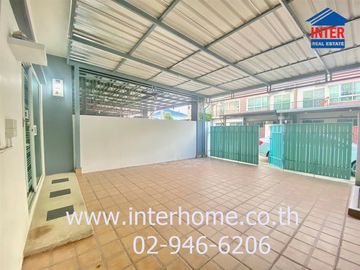 2-storey townhouse, 21.8 sq.w., Supalai Garden Ville Village, Rangsit-Khlong 2, near Chokchai Rangsit School, Rangsit-Nakhon Nayok Road, Rangsit Canal
