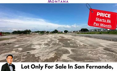 Lot Only For Sale In San Fernando, Pampanga