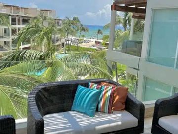 Penthouse con vista al mar, alberca, en venta, Coco Beach, Playa del Carmen