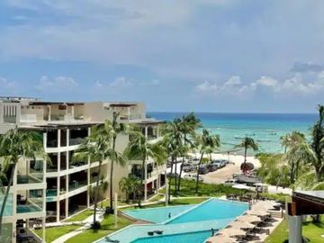 Penthouse con vista al mar, alberca, en venta, Coco Beach, Playa del Carmen