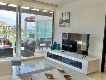 Penthouse con vista al mar, alberca, en venta, Coco Beach, Playa del Carmen
