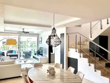 Penthouse con vista al mar, alberca, en venta, Coco Beach, Playa del Carmen