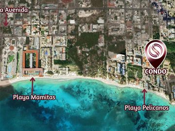 Penthouse Frente al Mar con Vista al Océano en Venta, Coco Beach, Playa del Carmen