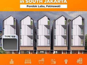 Rumah Kamang Pondoklabu Fatmawati, 3 LANTAI ROOFTOP Murah di Jaksel Kota Jakarta Selatan Jual Dijual