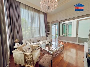 3-storey detached house, 65.6 sq.w., Nirvana Beyond Village, Kaset-Nawamin, Khlong Lam Chiak Road, Soi 9, Kaset-Nawamin Road, Bueng Kum District, Bang
