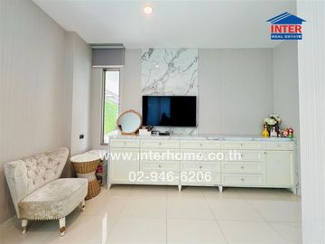 3-storey detached house, 65.6 sq.w., Nirvana Beyond Village, Kaset-Nawamin, Khlong Lam Chiak Road, Soi 9, Kaset-Nawamin Road, Bueng Kum District, Bang