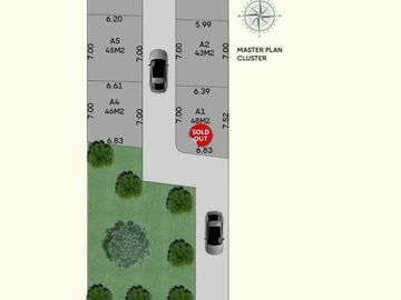 Dijual Rumah 2 Lantai Murah Klasik Dalam Lingkungan Cluster Di Jagakarsa, Jakarta Selatan