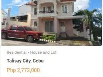 Sale house at  Azienda Cresta Di Milan Subdivision, Barangay Maghaway, Talisay City, Cebu