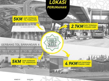 Rumah AAR Cinangka Sawangan, Baru 2 LANTAI Mewah Harga Murah, Syariah Minimalis di Depok Jual Dijual