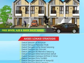 Rumah AGV-10 Pocis Serpong, Baru 2 LANTAI Murah Mewah di Tangsel Kota Tangerang Selatan, Jual Dijual