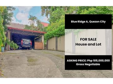 FOR SALE: Blue Ridge A, Quezon City, House and Lot