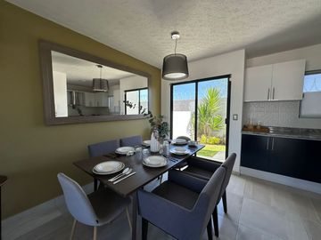 EN VENTA CASA DE DOS RECAMARAS EN PRIVADA A UNA HORA DE LA CDMX CISTERNA Y COCINA DE REGALO 🎁