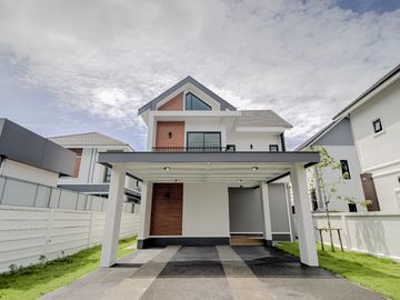Newly Built Nordic-Style House – 2 Floors, 3 Bedrooms in Pa Daet Zone, Mueang Chiang Mai, Near Wat Don Chai Pa Daet