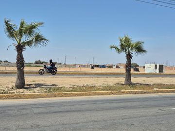 TERRENO A FILO DE PISTA CARRETERA CHICLAYO PIMENTEL