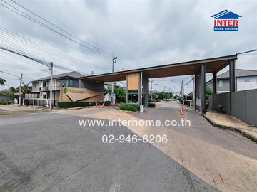 2-storey townhouse, 23.1 sq.w., Pruksa Village 117, Petchkasem 91-Phutthasakorn, Soi Petchkasem 91, Kanchanaphisek Road, Petchkasem Road, Krathum Baen