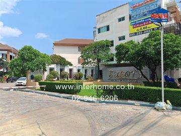 2-storey townhouse, 31.9 sq.w., Rinrada Oriental Village, near Lee Thai Traditional Medicine Clinic, Ekachai Road, Kittimanee Road, Mueang Samut Sakho