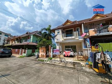 2-storey townhouse, 31.9 sq.w., Rinrada Oriental Village, near Lee Thai Traditional Medicine Clinic, Ekachai Road, Kittimanee Road, Mueang Samut Sakho