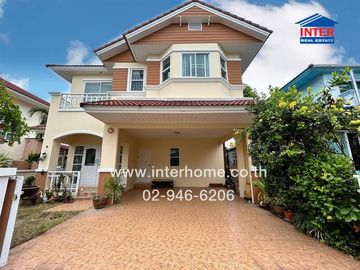 2-storey detached house, 60 sq m, Manirin Village, Bangsaen, Khao Lam Road, Mit Samphan Road, Mueang Chonburi, Chonburi