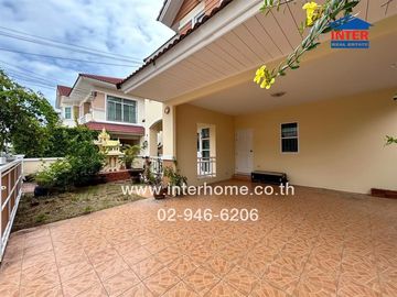 2-storey detached house, 60 sq m, Manirin Village, Bangsaen, Khao Lam Road, Mit Samphan Road, Mueang Chonburi, Chonburi
