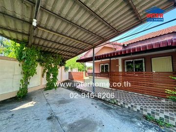1-storey townhouse, 48.8 sq m, Chatthong Villa Village, Bo Win, Sattahip-Phanom Sarakham strategic highway (Highway 331), Sriracha, Chonburi