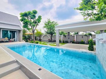 Pool Villa in Pong - Pattaya for Sale Nordic-Style with Complete Furnishings