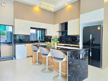 Pool Villa in Pong - Pattaya for Sale Nordic-Style with Complete Furnishings