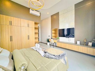 Pool Villa in Pong - Pattaya for Sale Nordic-Style with Complete Furnishings