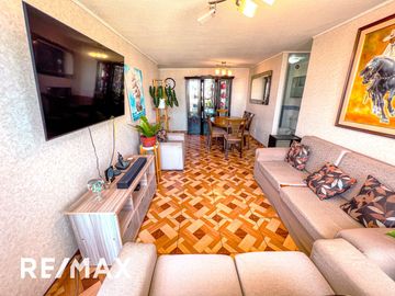 Amplio Departamento Remodelado C/ Vista Panorámica | Condominio Con Seguridad Y Áreas Comunes