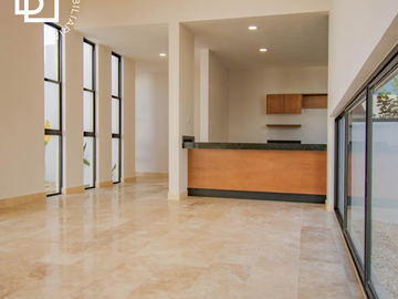 Casa nueva en venta de una planta con alberca privada en Mérida