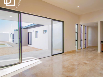 Casa nueva en venta de una planta con alberca privada en Mérida