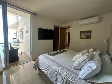EN VENTA DEPARTAMENTO EN MAZATLAN DE 3 RECAMARAS A PIE DE PLAYA EN  CAMINO AL MAR (EQUIPADO) Y TRES BALCONES