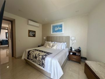 EN VENTA DEPARTAMENTO EN MAZATLAN DE 3 RECAMARAS A PIE DE PLAYA EN  CAMINO AL MAR (EQUIPADO) Y TRES BALCONES
