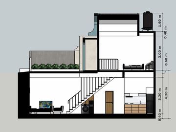 Rumah Downslope Gaya Cigadung Dago Di Area Lembang Cihideung Utara