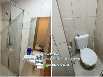 Baloi Apartment Fully Renovated 2 BR to 1 BR on 18th Floor, Near Grand Batam Mall.