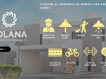 Casa de 2 pisos con 2 recámaras en privada residencial - Entrega inmediata