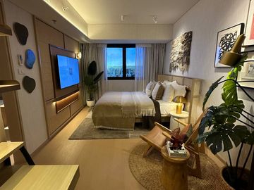 Pre selling 1 Bedroom unit with balcony and maid's room 57 sqm, Christian Route, cor St. Peter St, Pasig. Near by Capitols Commons